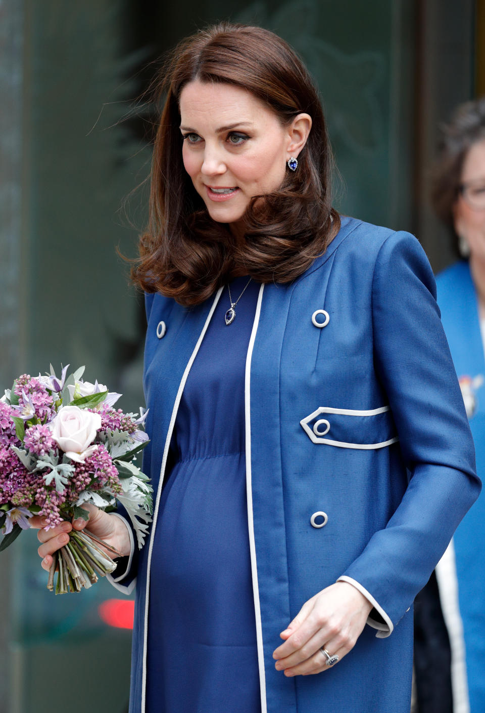 Duchess of Cambridge accepts new work role in a Jenny Packham bespoke coat