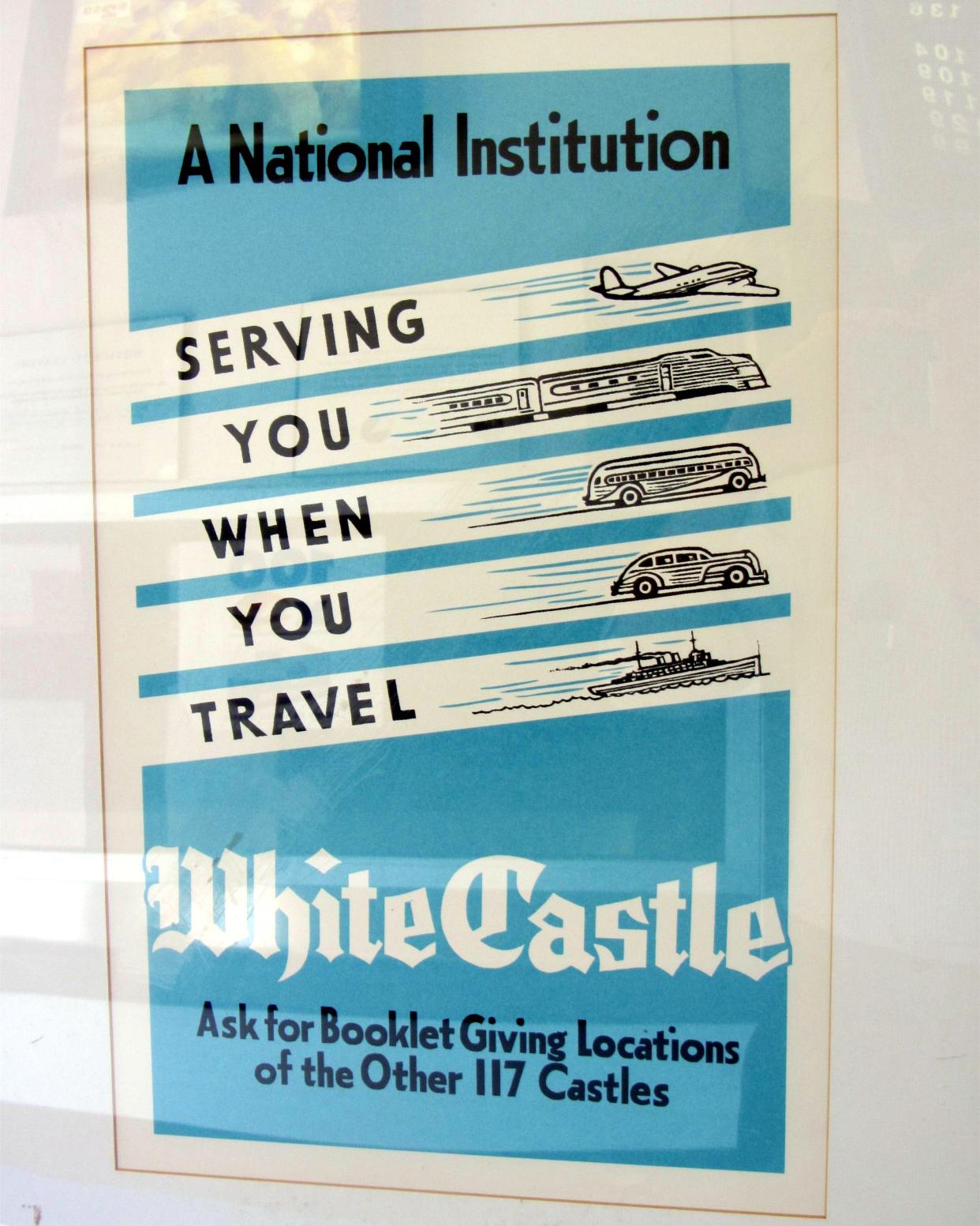 White Castle travel poster