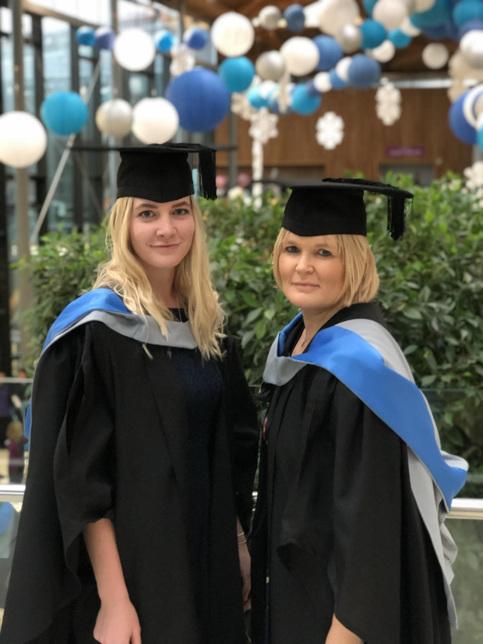 <p>Martha Abley-Mallett and Israel Gayton have been awarded postgraduate qualifications from the University of Exeter after collecting degrees last year.</p>