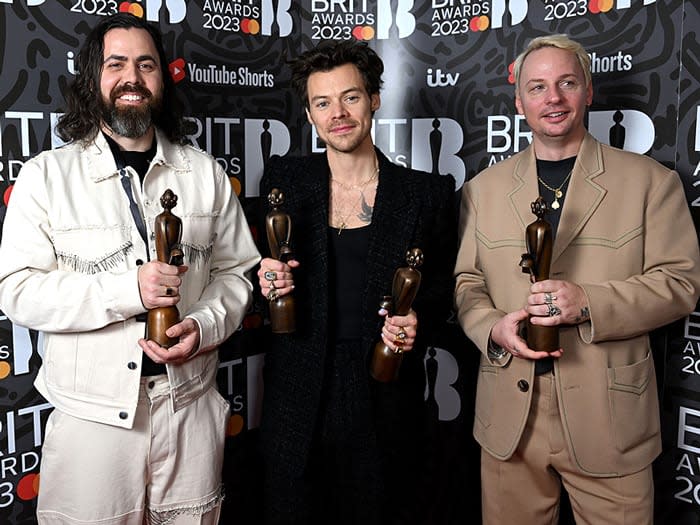 Harry Styles y otros premiados de los Brit Awards 2023 