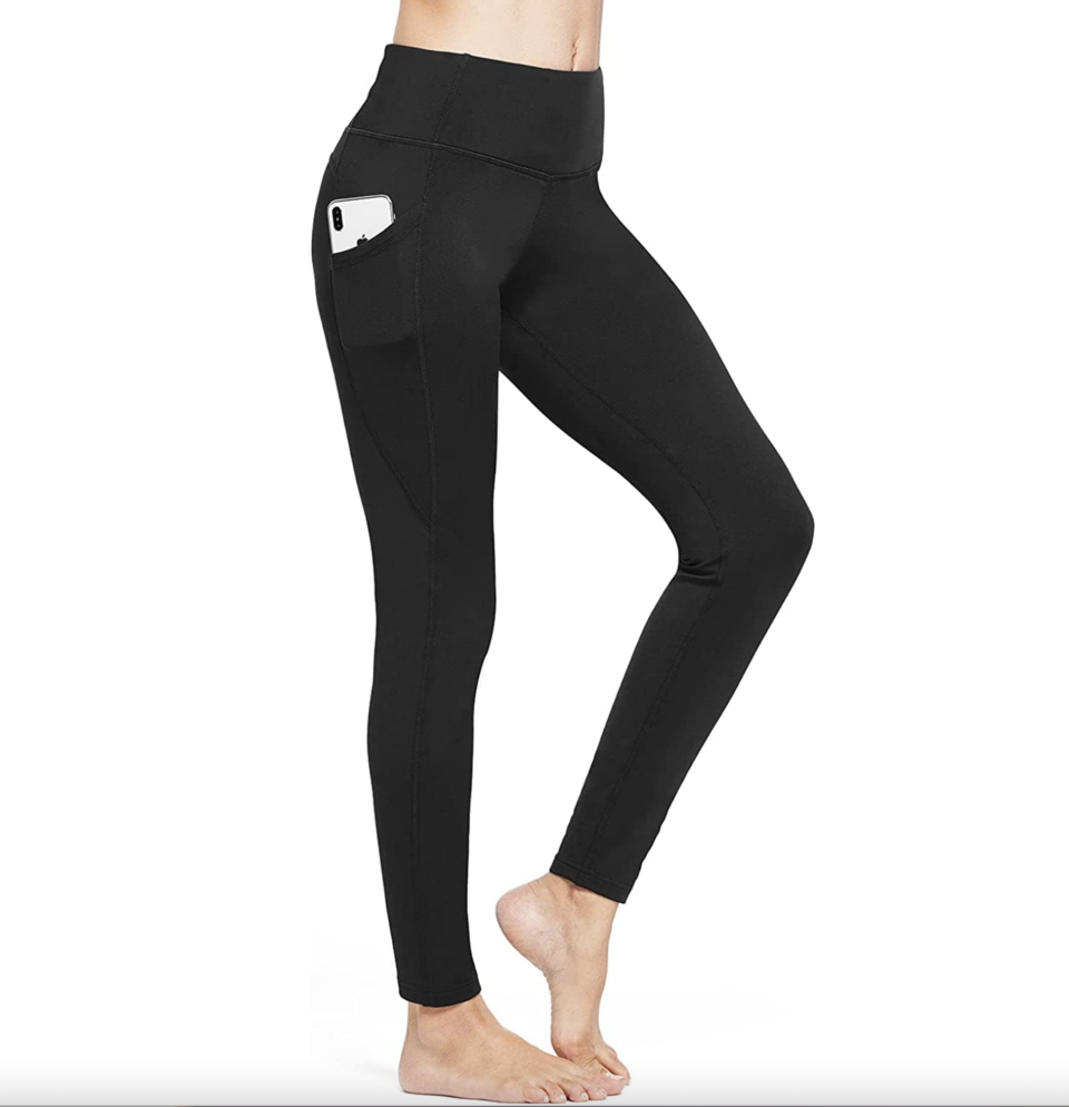 3) Women's Fleece Lined Winter Leggings