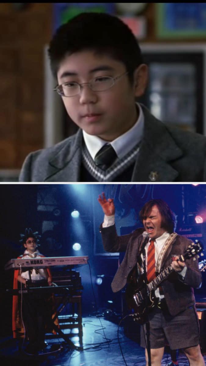 Screenshots from "School of Rock"