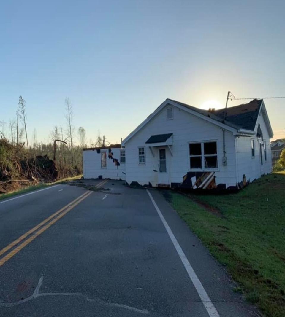 A house on the street