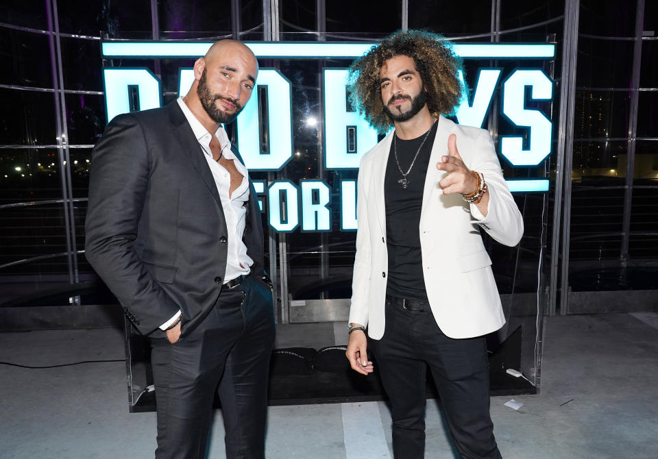 Bilall Fallah and Adil Er Arbi attend the "Bad Boys For Life" Miami After Party on January 12, 2020. (Photo by Alexander Tamargo/Getty Images for Sony Pictures Entertainment)