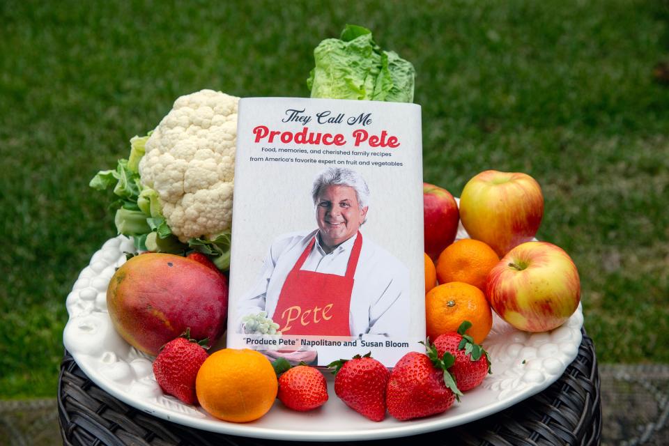 Produce Pete Napolitano has written a book, "They Call Me Produce Pete," about his life and career.