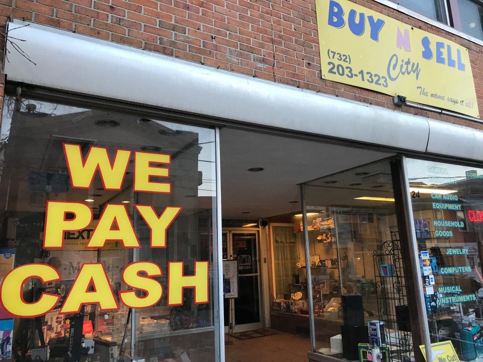 Buy N Sell city, the Keyport pawn shop owned by Ahmed A-Hady, who was charged Saturday with being a previously convicted felon in possession of a firearm in connection to the Jersey City shooting.