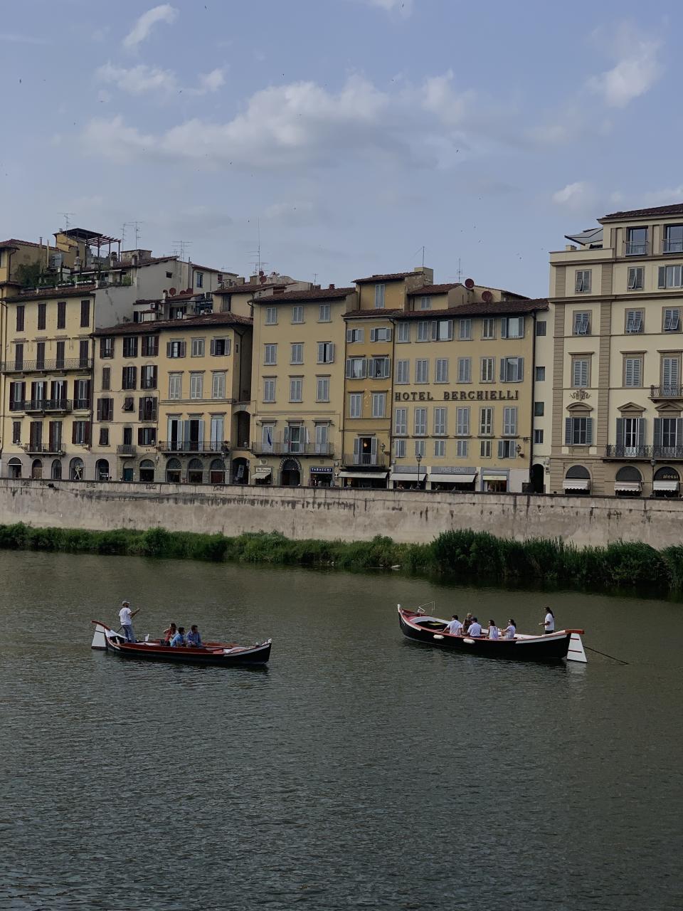 <h1 class="title">When your commute includes crossing the Arno, you can’t but help snap a couple photos.</h1><cite class="credit">Photo: Justin Fernandez</cite>