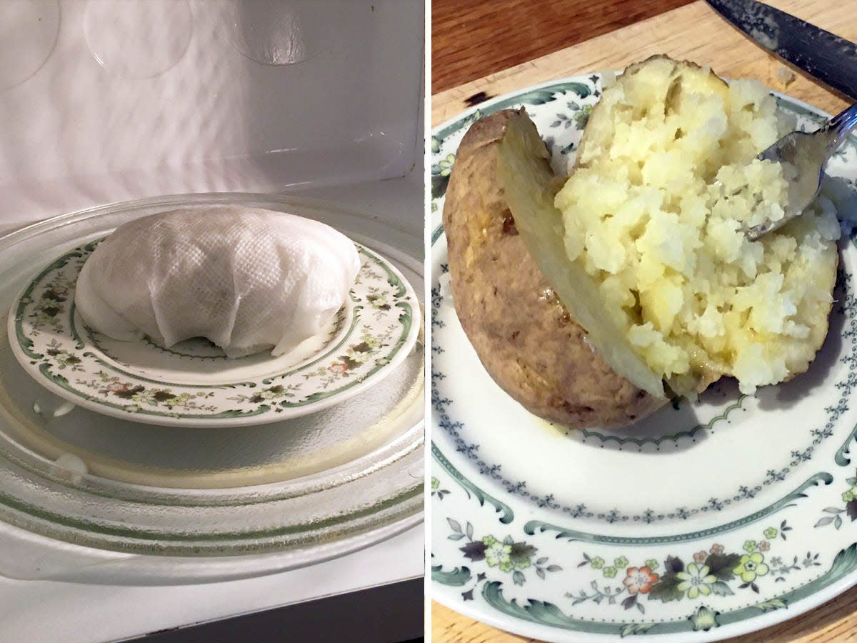 baked potato hack tiktok