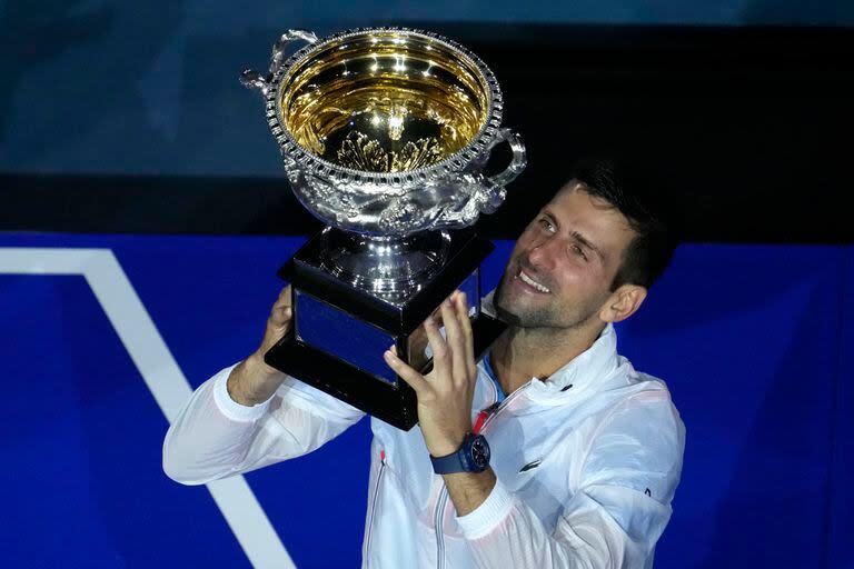 Novak Djokovic es el defensor del título en el Australian Open y el máximo favorito nuevamente