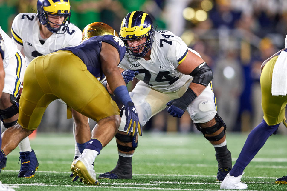 The Michigan-Notre Dame rivalry will continue beyond this season. (Photo by Robin Alam/Icon Sportswire via Getty Images)