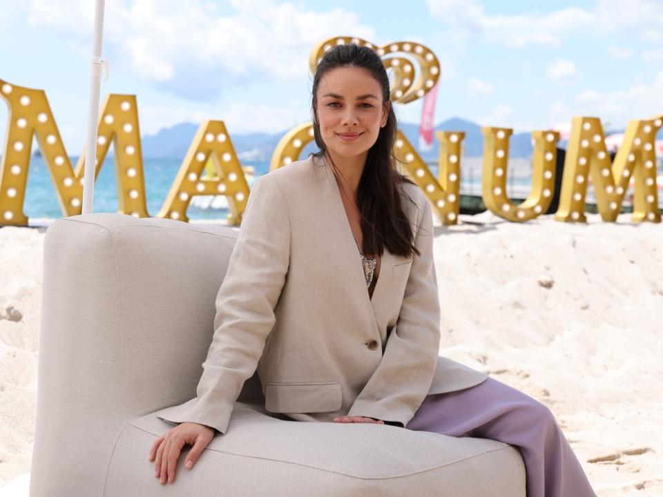 Janina Uhse auf dem Magnum-Event in Cannes. (Bild: Getty Images)