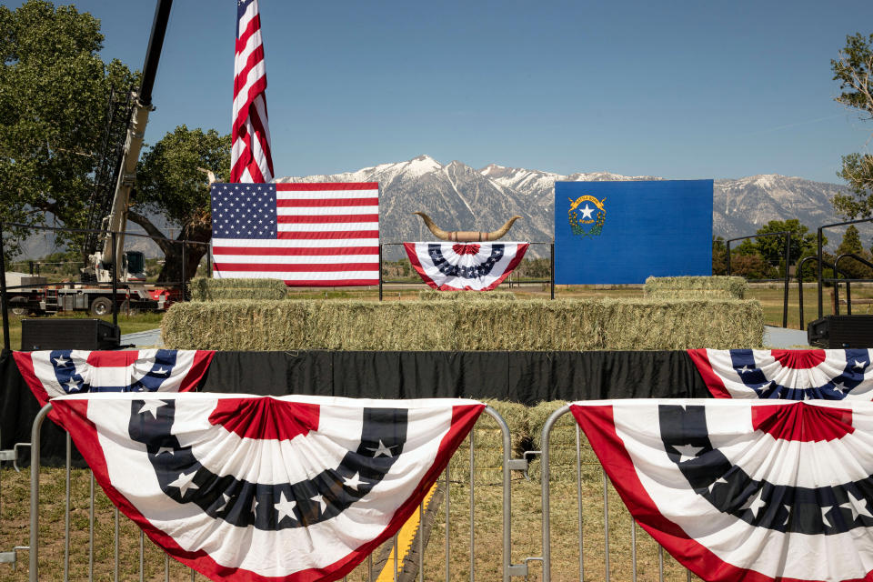 En comparación con otros ciclos de elecciones presidenciales, los candidatos a las primarias no visitaron Nevada con tanta frecuencia ni antelación. (Jason Henry/The New York Times).