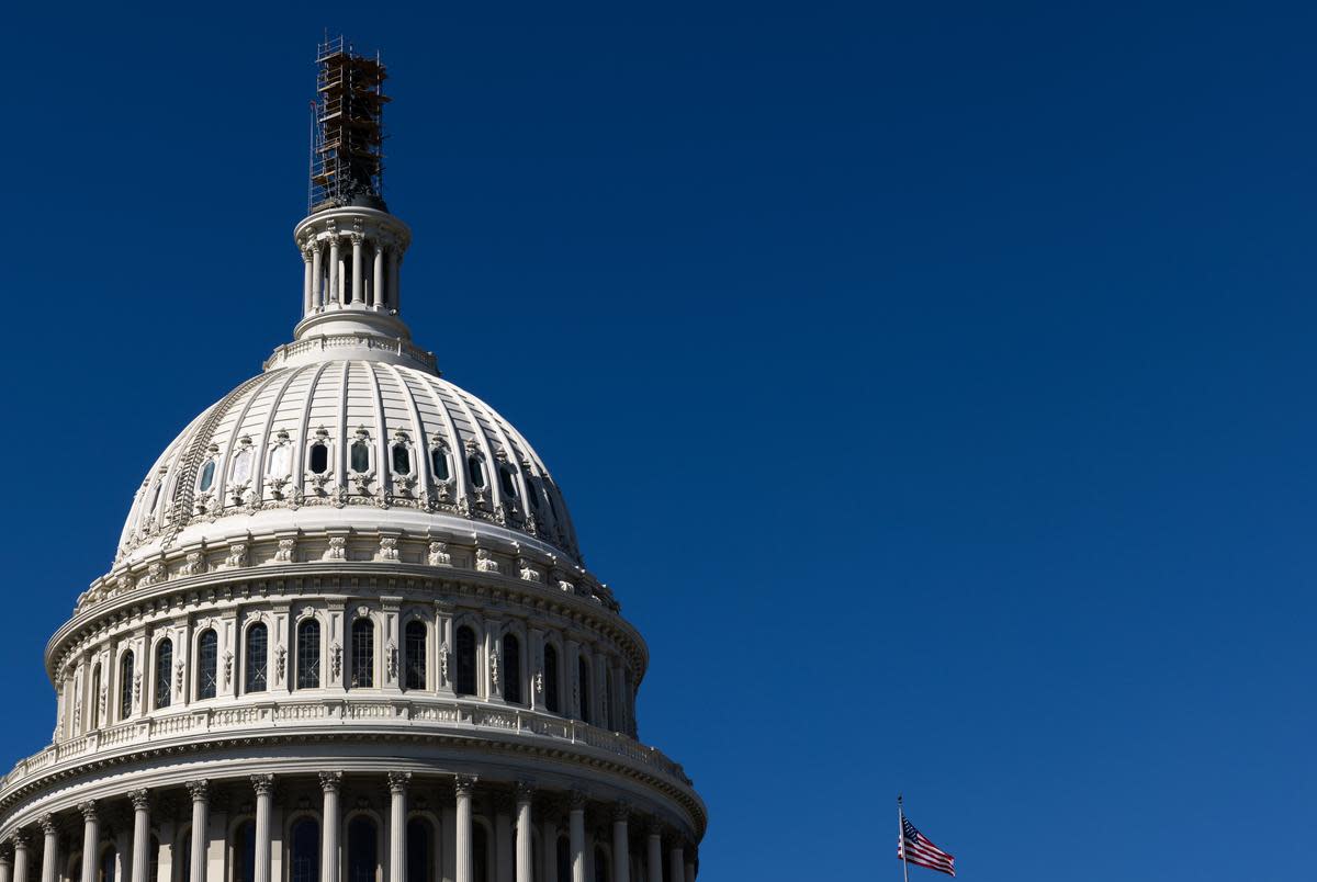 The U.S. Capitol building on Thursday, Oct. 12, 2023, in Washington, D.C.