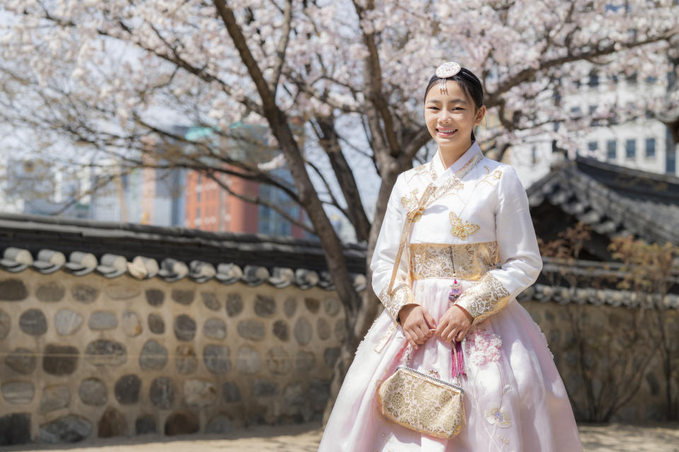 南韓傳統服飾「韓服」，中韓網友一路從2020年吵到2022年。（圖片來源：Getty Images）