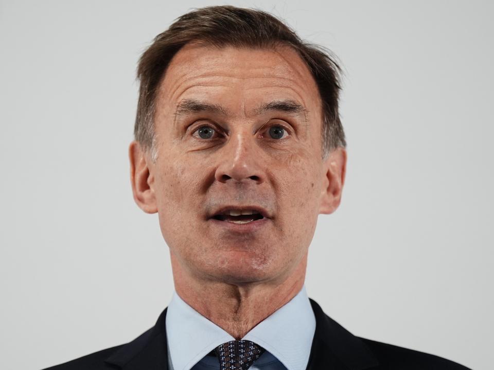 Jeremy Hunt (Aaron Chown/PA Wire)