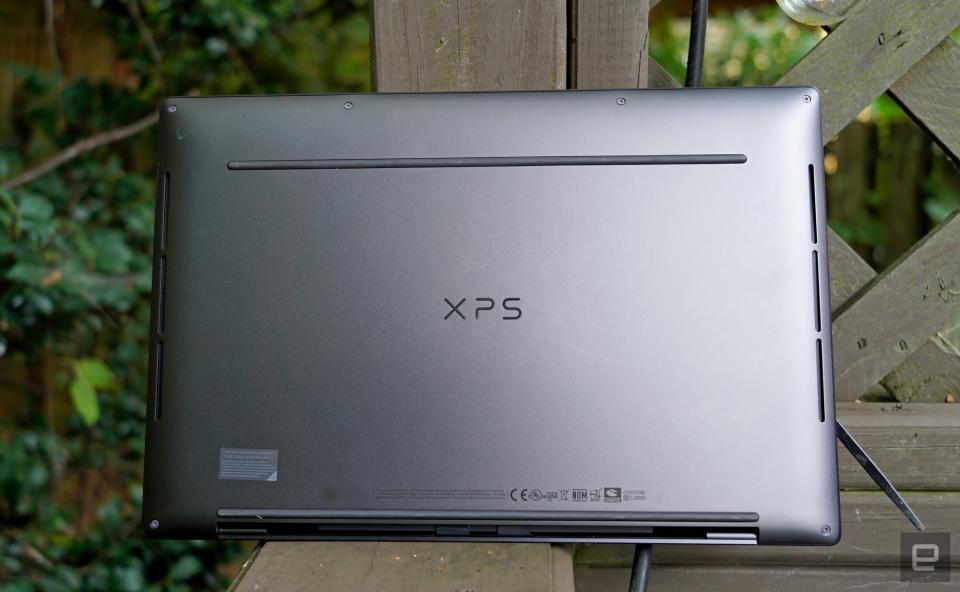 <p>Dell XPS 13 Plus bottom view</p>
