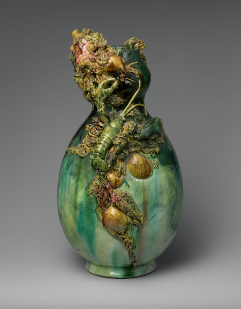 "Vase with Marine Life," by Thomas Jerome Wheatley.