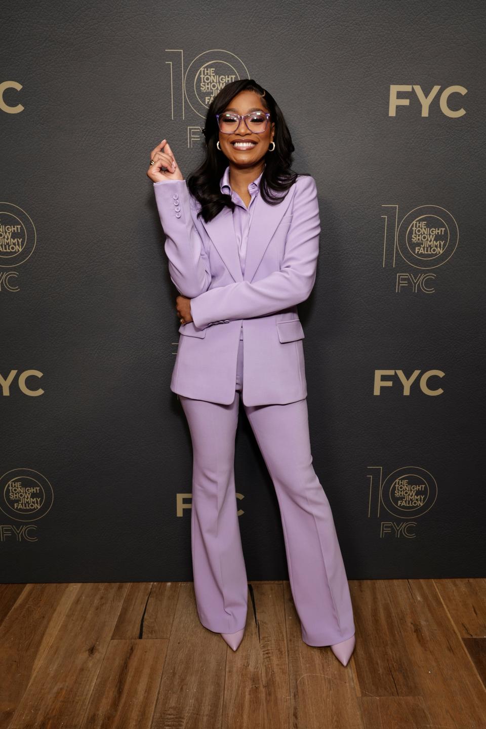 Keke Palmer at "The Tonight Show Starring Jimmy Fallon" FYC event on April 14