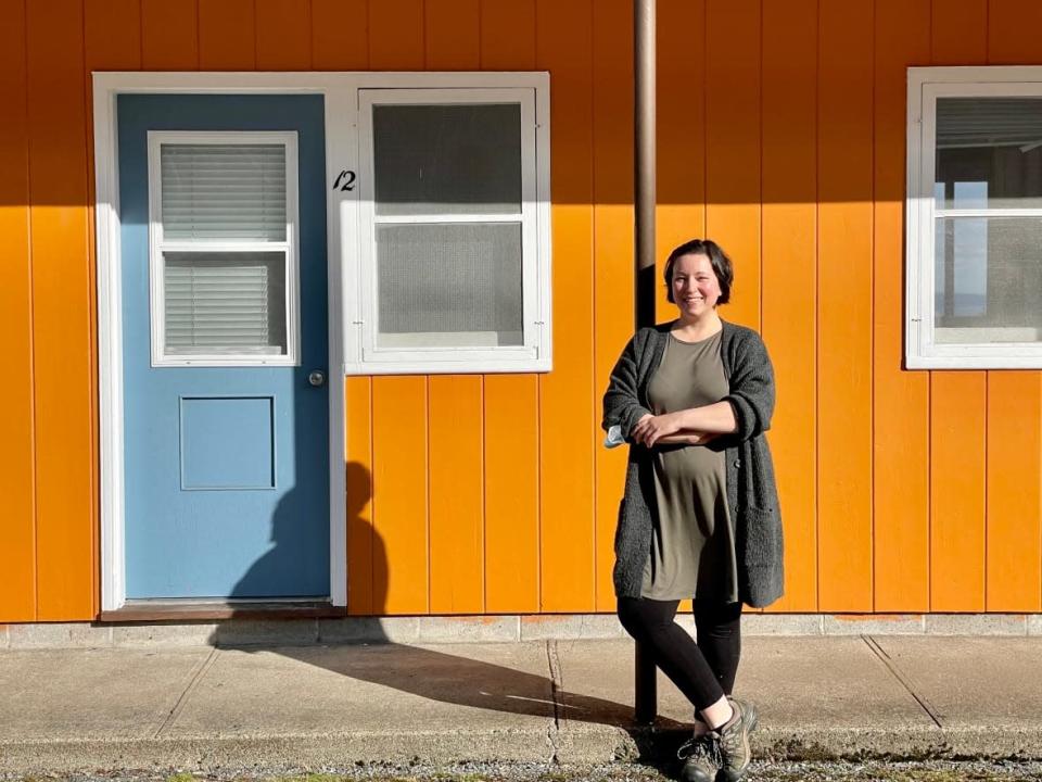Anne-Marie Seguin is co-owner of Fundy Highlands Motel and Chalets near Alma, N.B. She said finding staff for the summer has been more challenging this year. (Alexandre Silberman/CBC - image credit)