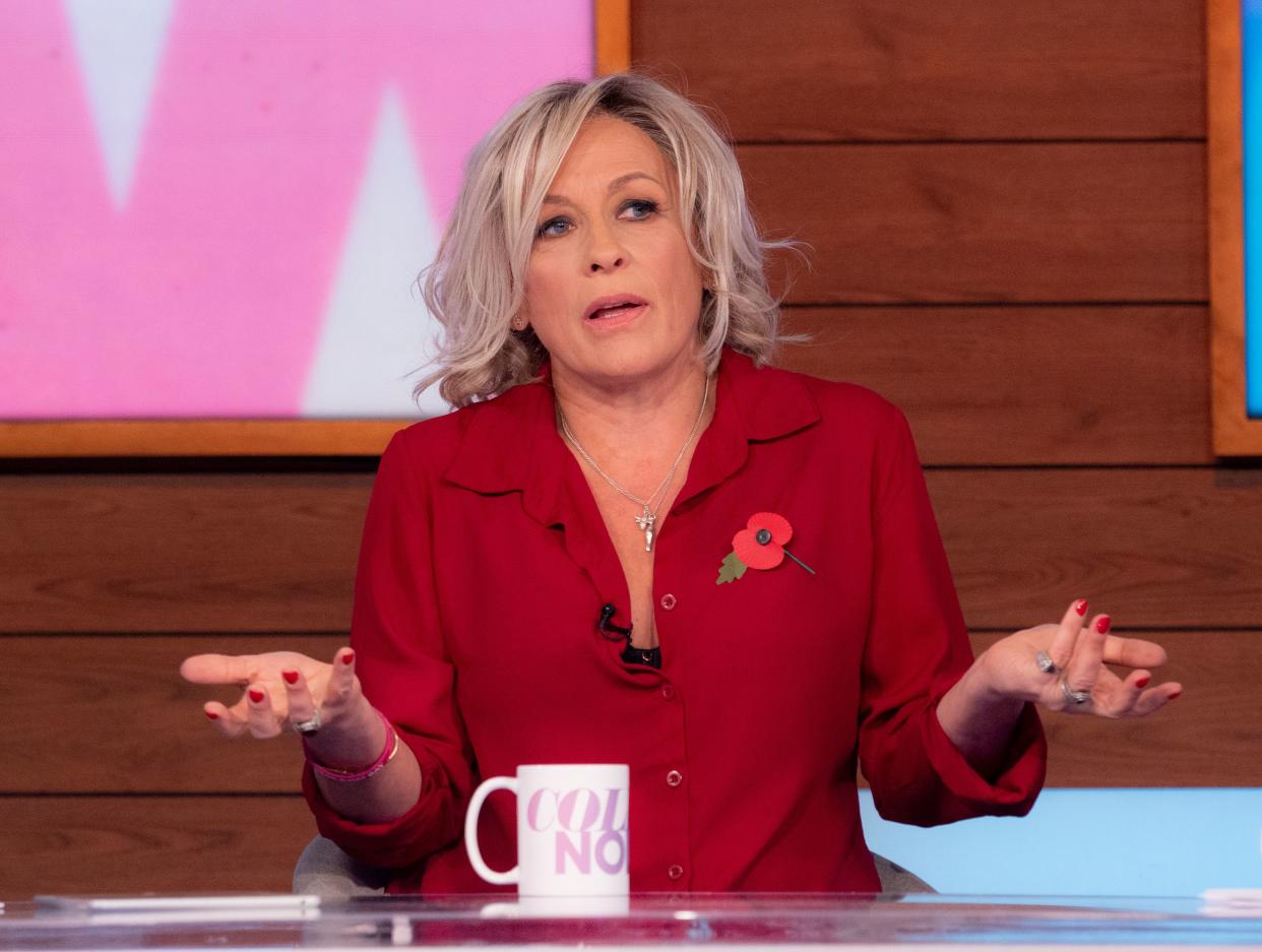 Sarah Beeny on 'Loose Women' in 2022. (Ken McKay/ITV/Shutterstock)