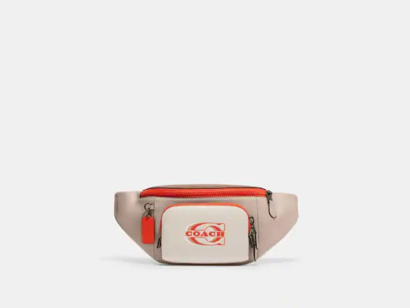 Coach Track belt bag in solid color with the brand's monogram.  (photo: coach)