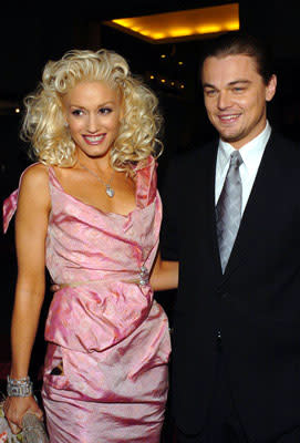 Gwen Stefani and Leonardo DiCaprio at the Hollywood premiere of Miramax Films' The Aviator