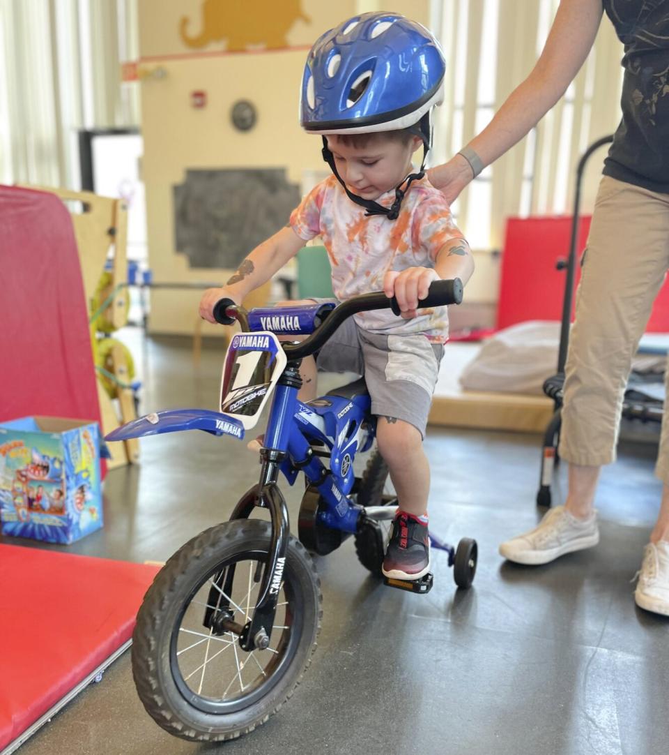 Jonny, a toddler in Pennsylvania diagnosed with a severe tick virus after going swimming