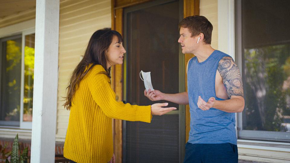 Ali Vingiano and Ben Coleman star in the Covid-era drama, 'The End of Us' (Photo: Henry Loevner and Steven Kanter/SXSW)