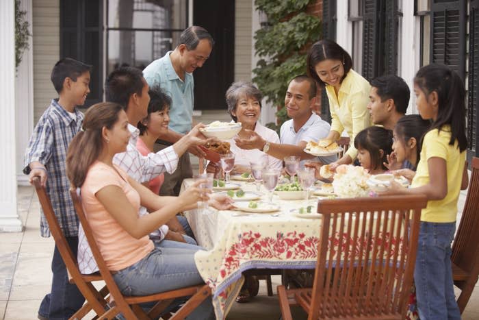 big family dinner