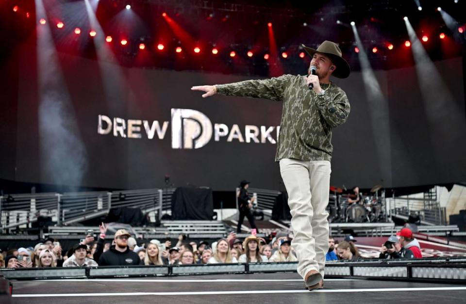 Drew Parker performs at Beaver Stadium before Luke Combs on Saturday, April 27, 2024. Abby Drey/adrey@centredaily.com