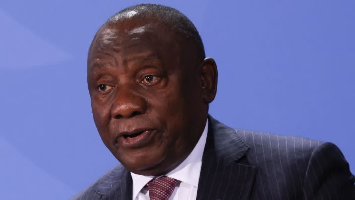 “The only thing the prohibition on travel will do,” said South Africa President Cyril Ramaphosa (above), “is to further damage the economies of the affected countries and undermine their ability to respond to, and recover from, the pandemic.” (Photo: Filip Singer/Getty Images)