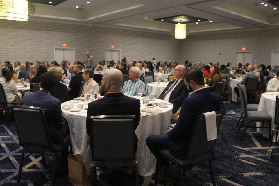 Hundreds of people gathered at Bread of the Mighty's annual fundraising luncheon “Empty Bowls” at the UF Hilton Conference Center on Sept. 7, 2023.