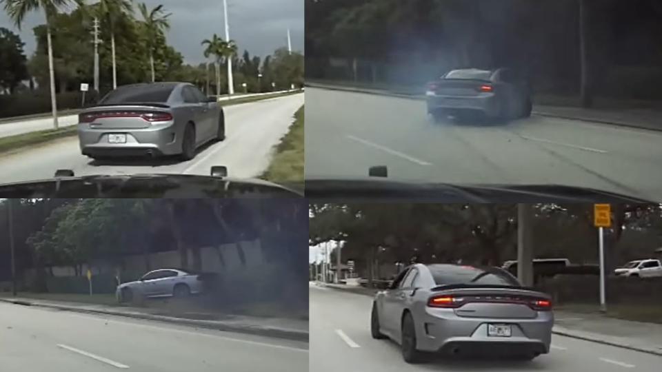 Another Dodge Charger Gets Wrecked During Police Chase