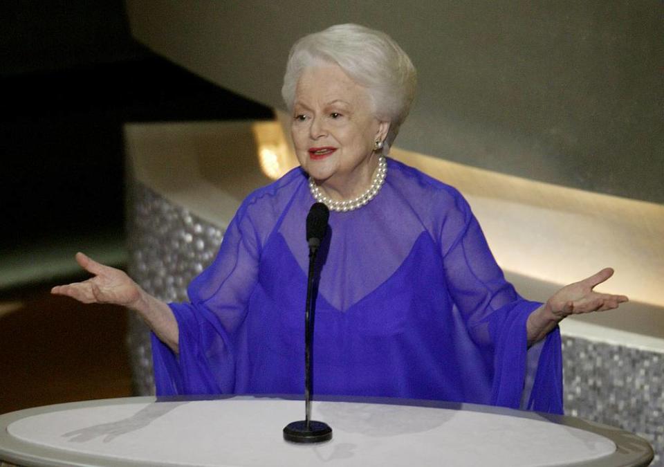 The ‘Gone with the Wind’ star was 104 when she died in July.  — Reuters pic