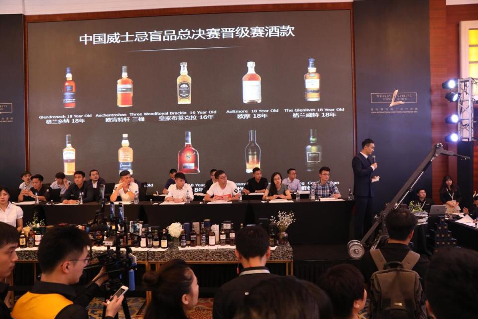 今年的CWS盲品挑戰總決賽也在現場舉行，參賽者來自中國各地，事先練習多時，必須在限時內品鑒出30款威士忌，難度相當高。