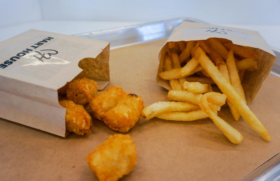 crispy tots and french fries