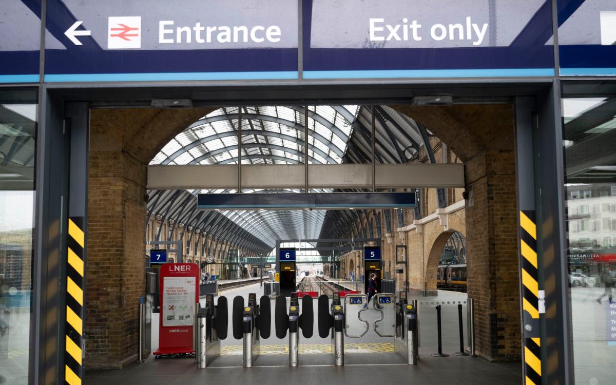 Train passengers were warned not to travel to King’s Cross station