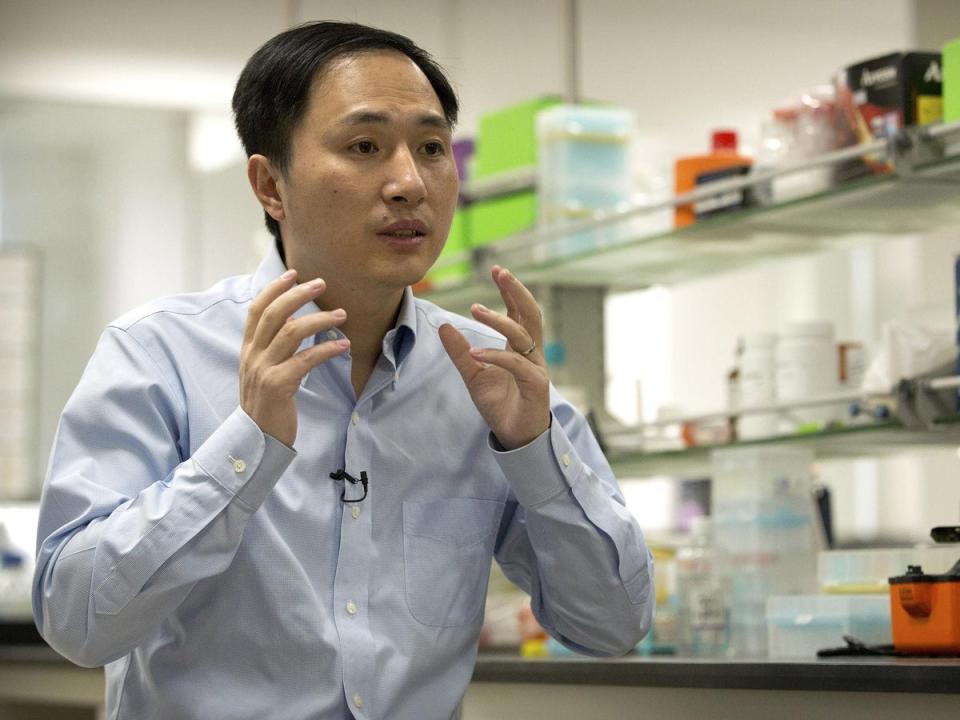 He Jiankui says he altered DNA to make children immune to HIV (AP)