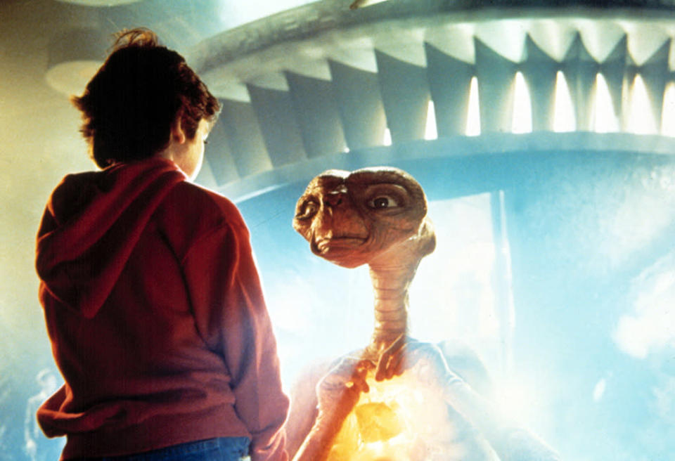 <b>E.T.</b><br><a href="http://movies.yahoo.com/movie/et-the-extraterrestrial/" data-ylk="slk:"E.T. the Extra-Terrestrial;elm:context_link;itc:0;sec:content-canvas" class="link ">"E.T. the Extra-Terrestrial</a>" (1982)