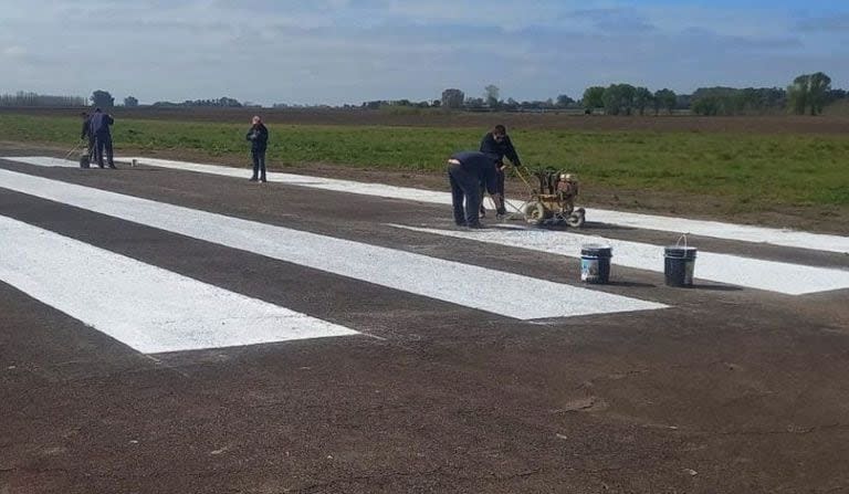 En Junín se realizaron distintas tareas de reacondicionamiento, a la espera de una rehabilitación de la ANAC 