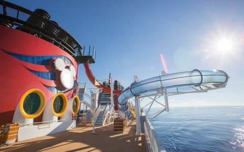 AquaDunk slide - Credit: Disney Cruise Line