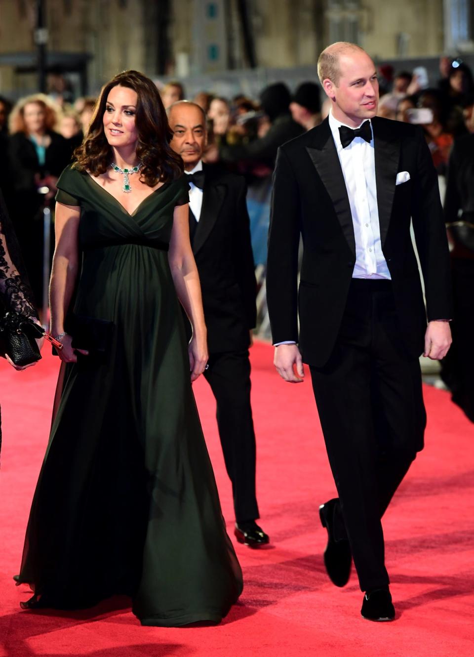 The Princess of Wales at the BAFTAs 2018 (PA)