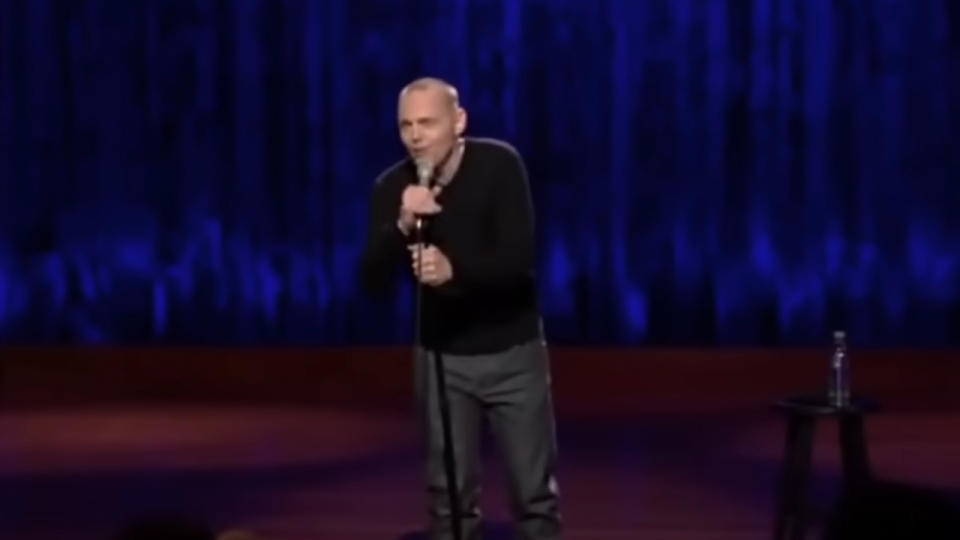 Bill Burr on stage doing standup