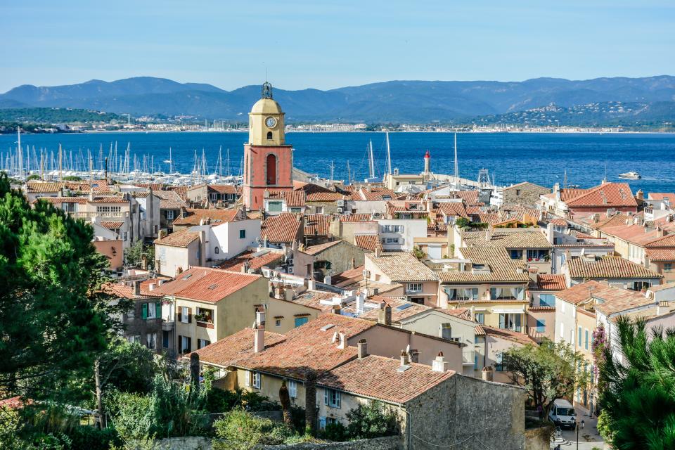 A view of Saint Tropez.