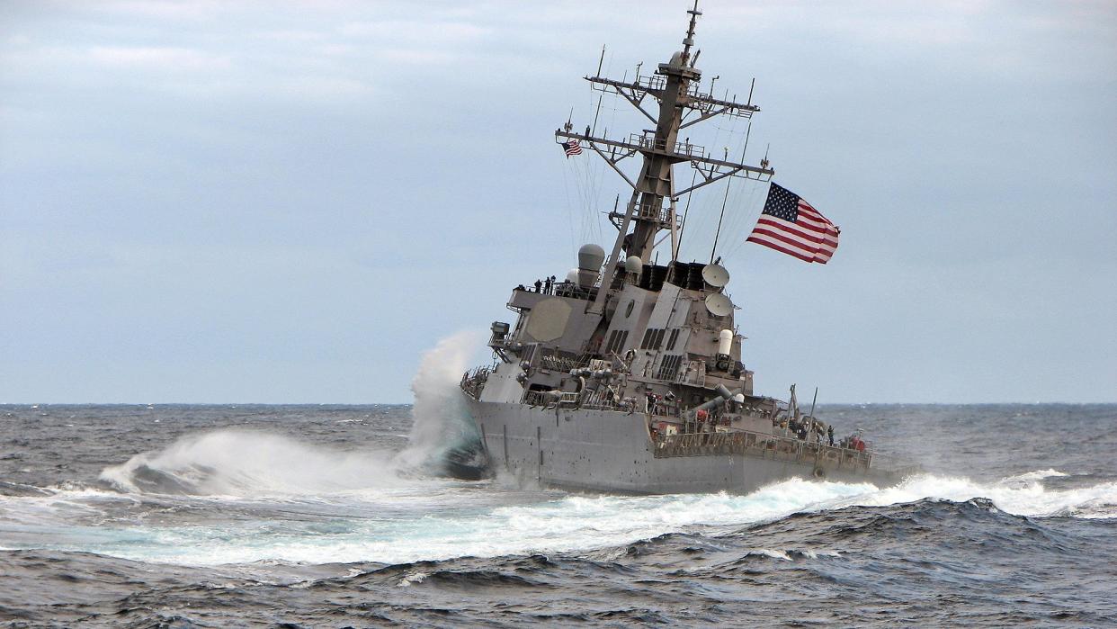 The US Navy destroyer USS Carney shot down multiple cruise missiles and drones launched by Iranian-backed Houthi forces in Yemen.