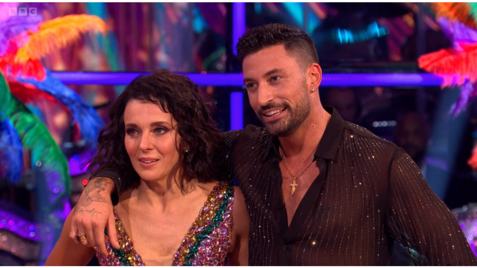 Amanda Abbington and Giovanni Pernice on Strictly