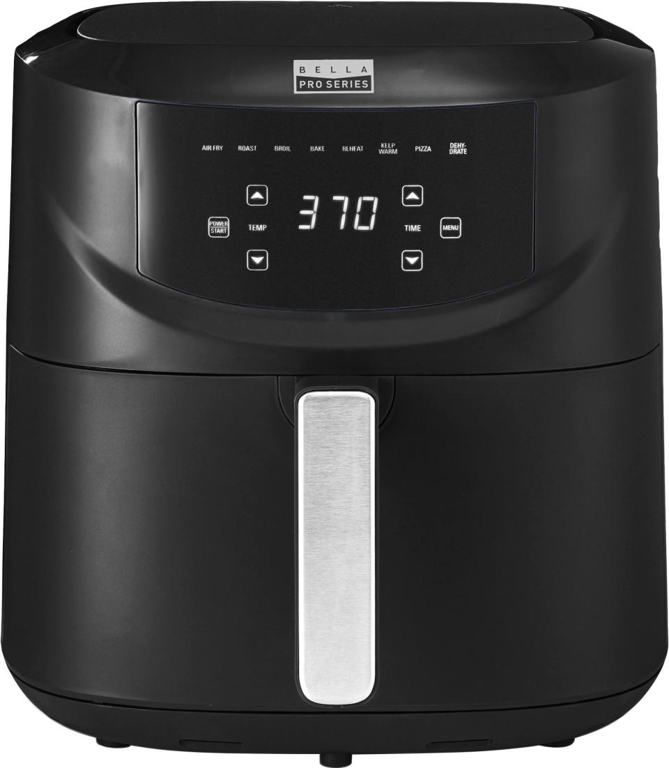 Bella-Pro-Series-8-qt.-Digital-Air-Fryer-with-Divided-Basket-Black-