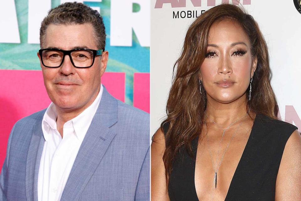 <p>getty (2)</p> Adam Carolla and Carrie Ann Inaba 