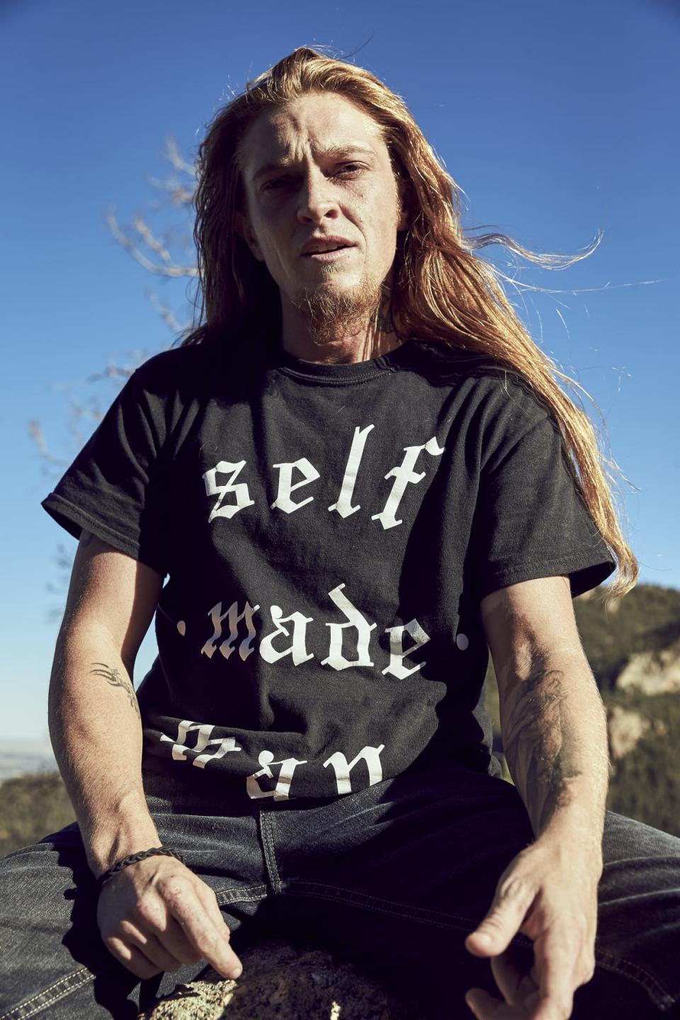 <div class="inline-image__caption"><p>He’s truly a Viking! Just look at that fiery red hair and beard. We shot on the mountains of Colorado Springs, where he was so at home amongst nature. Jei has come up against a lot of hardships, especially in his teen years. As a victim of violence, Jei spoke to me about hatred towards the trans community; this notion that trans people are in someway deceiving or tricking others and their perceptions and how often this can result in discrimination and violence. </p><p>The time is now to collectively change this narrative of trans-ness—to let people know that being trans, and in particular trans bodies, might not totally align with your expectations and that that is not threatening and it isn’t scary and it doesn't invade your privacy, or your sense of self.</p></div> <div class="inline-image__credit">Soraya Zaman</div>
