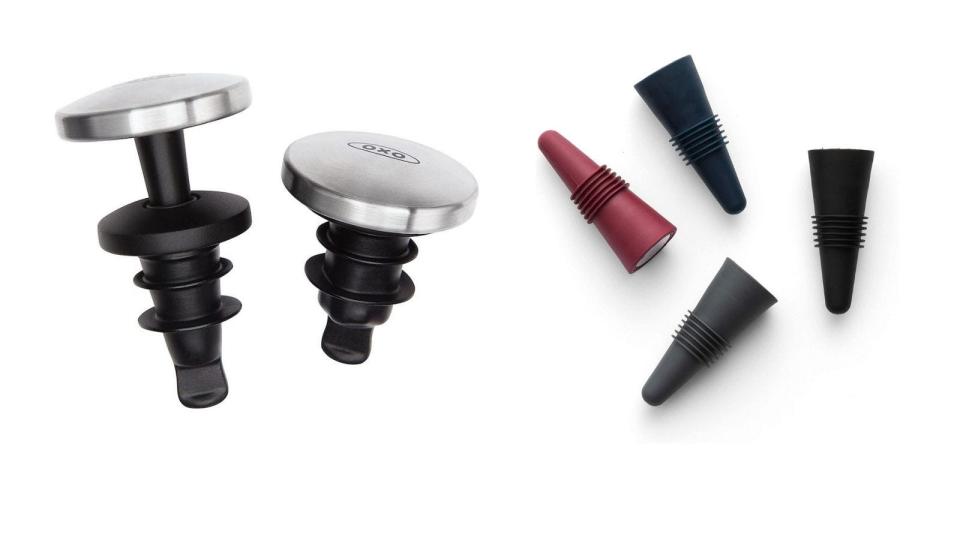 Best Wine Gifts 2020: Silicone bottle stoppers from OXO and Rabbit